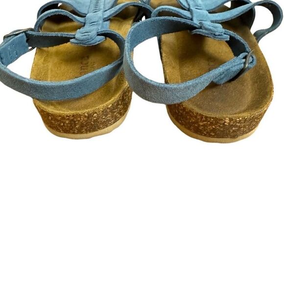 Sundance Warm Earth Sandals Blue Gladiator Size 37 = US 7 - Picture 7 of 10